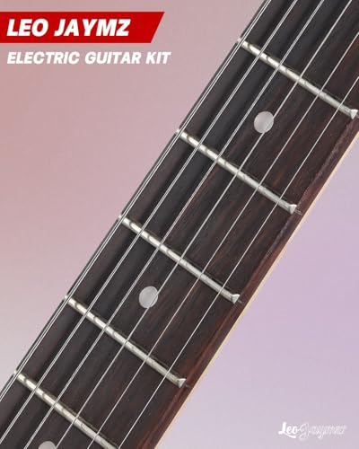 Leo Jaymz 39 Full Size ST Style Electric Guitar Starter Kit with SSH Pickup, 5W Portable Amp, Tuner, Gig Bag, Strap & Accessories (Violet Ocean) - Image 97