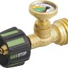 GasStop Propane 100% Emergency Shut-Off Safety Device-for RV ACME type connections