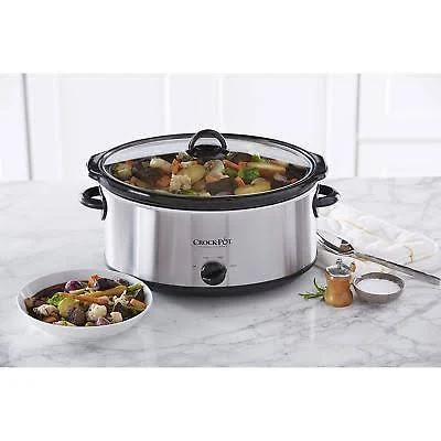 Crock-pot Scv700ss Stainless Steel 7-Quart Oval Manual Slow Cooker, 7 Quart - Image 5