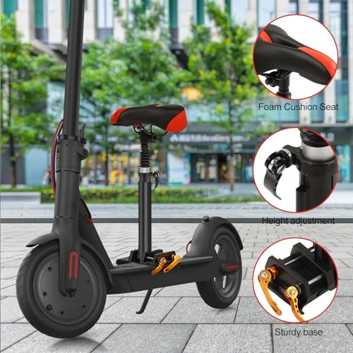Gugxiom Electric Scooter Seat, Foldable and Adjustable Saddle Seat with Shock Absorption Foam Cushion Scooter Seat for Xiaomi M365 - Image 4