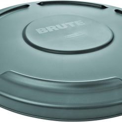 Rubbermaid Commercial FG265400GRAY BRUTE Heavy-Duty Round Waste/Utility Container, 55-gallon Lid ONLY, Gray