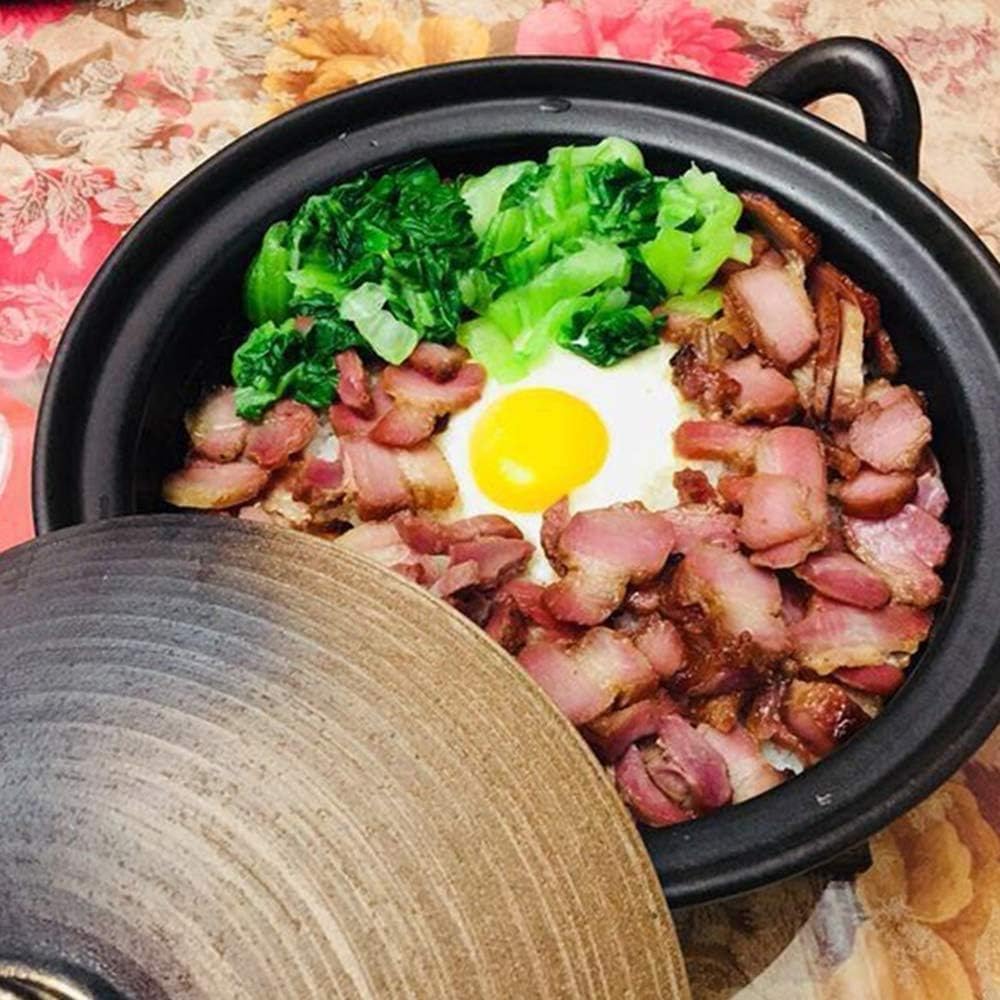 Casserole Dishes Casserole Dish with Lid Casserole Earthenware Pot Hot Can Pan,Round Ceramic Pan Dish,Insulated Casserole,Ceramic Casserole,Clay Rice Cooker Can,Stockcan - Image 4