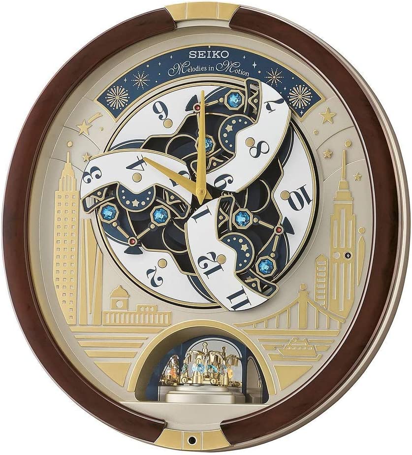 SEIKO Swarovski Melody in Motion Wall clock-2019 edition-QXM382BRH - Image 2
