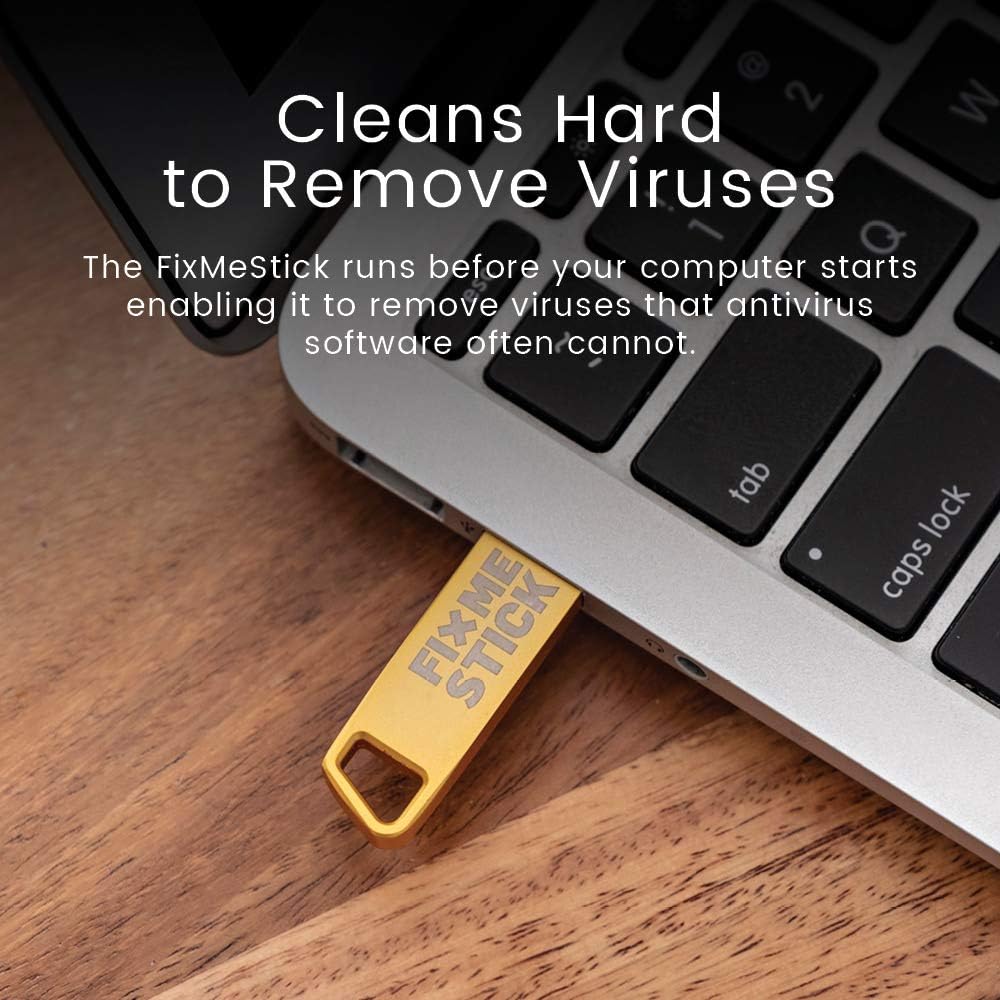 FixMeStick Gold Computer Virus Removal Stick for Windows PCs – Unlimited Use on Up to 3 Laptops or Desktops for 1 Year – Works with Your Antivirus - Image 6