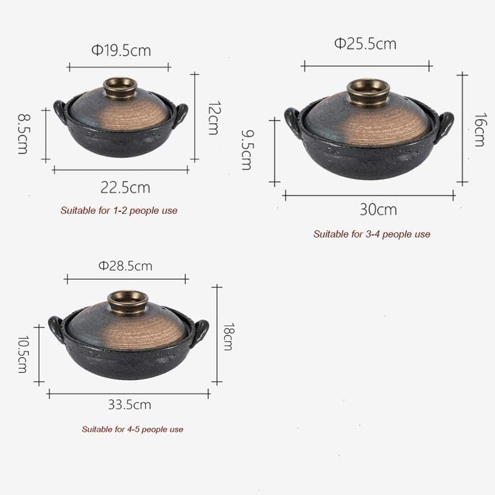 Casserole Dishes Casserole Dish with Lid Casserole Earthenware Pot Hot Can Pan,Round Ceramic Pan Dish,Insulated Casserole,Ceramic Casserole,Clay Rice Cooker Can,Stockcan - Image 2