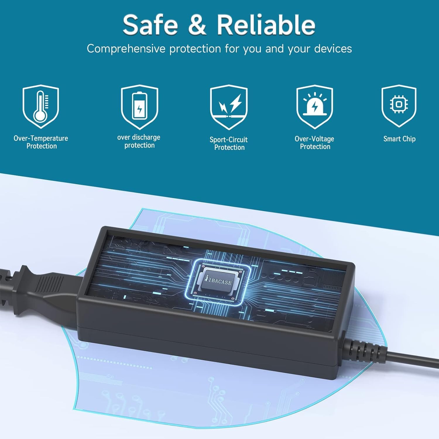 65W 45W IdeaPad Laptop Charger, for Lenovo IdeaPad 3 5 330 330s 320 310 S340 S145 100 110 110s 120S-11IAP 100S-11IBY 130-15AST 510s 530s 710S Flex 5 4 14 ADL45WCC Laptop Power Supply Cord - Image 6