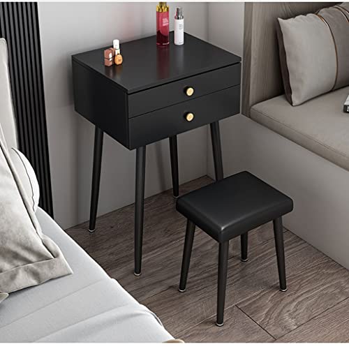 ENGENDER Makeup Vanity Vanity Table Set Flip Dresser Modern Minimalist Small Dresser for Bedroom Ladies Fashion Dresser Dresser with Drawers Vanity Table (Color : A, Size : L50cm) - Image 5