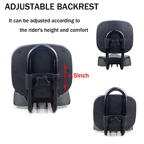 WEEROCK Bike Saddle Bicycle Seats Oversized Comfortable with Backrest Replacement Soft Back Rest PU Cushion for Bicycle Mountain Bike MTB Tricycle Commuter Bike - Image 6