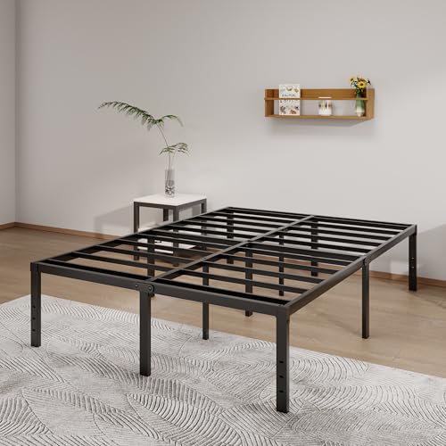 Metal Bed Frame Full Size – 14 Inch Heavy-Duty Full Platform Bed Frame No Box Spring Needed, Easy Assembly, Noise-Free, Sturdy Mattress Foundation, Underbed Storage Space - Image 50