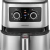 Insignia – 5-Qt. Analog Air Fryer – Stainless Steel