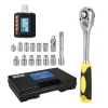 Dcenta ENT 30 Digital Torque Meter Set, 1/2” Drive Torque Gauge with Ratchet Wrench, High Accuracy and Four Torque Units for Wide Applications Perfect for Precision Assembly