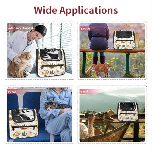 Halloween Pet Carrier Airline Approved Pet Carrier Bag Dog Carrier for Small Medium Cats Dogs Puppies Kitten - Image 99