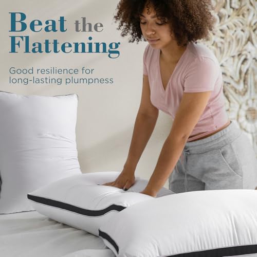 viewstar Bed Pillows King Size Set of 2, Hotel Quality, Down Alternative Big Pillow for Back, Stomach or Side Sleepers, Firm - Image 31