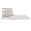 SAUNASOFA? Sauna Mat & Pillow Set ?C 2 Seater Sauna seat Cushion with Pillow ?C Heat-Resistant Sauna kit for Infrared & Finnish saunas in Grey