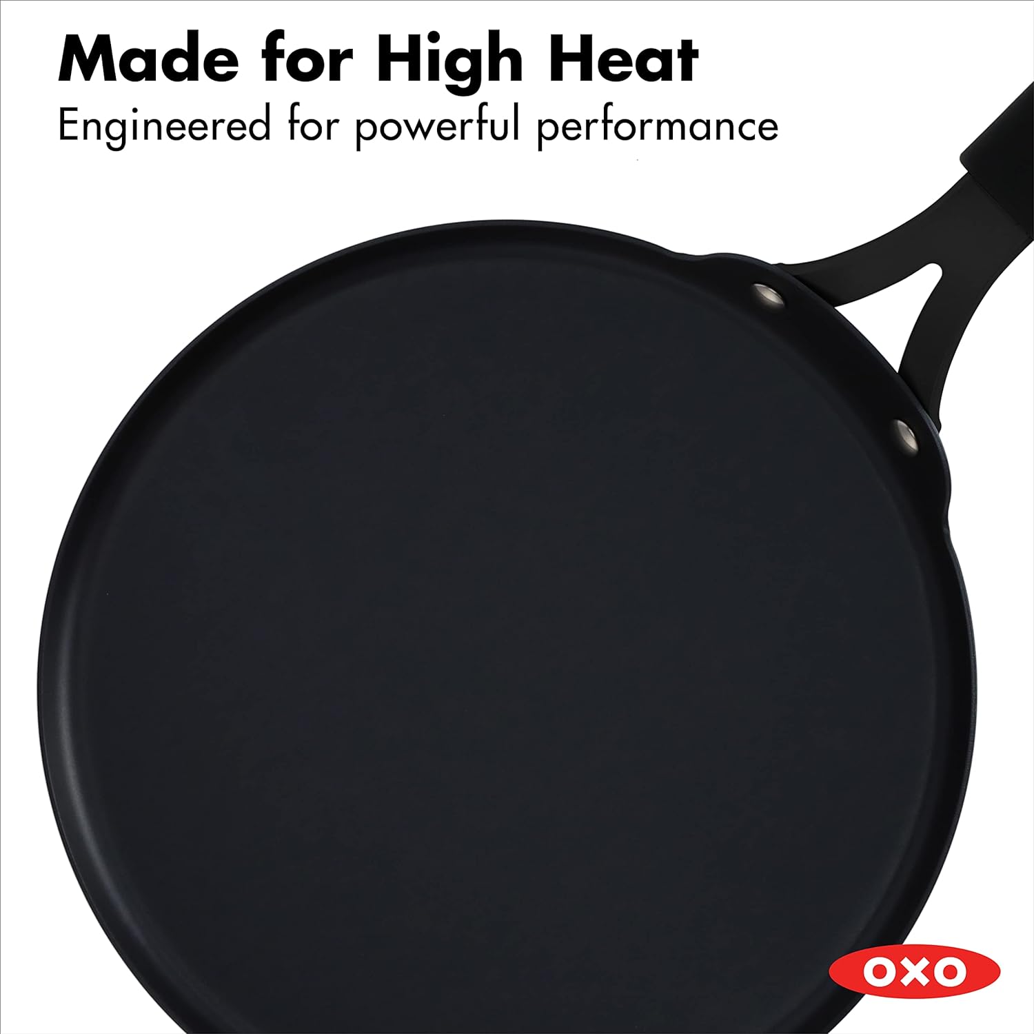 OXO Obsidian Pre-Seasoned Carbon Steel, 12 Wok Pan with Removable Silicone Handle Holder, Induction, Oven Safe, Black - Image 39