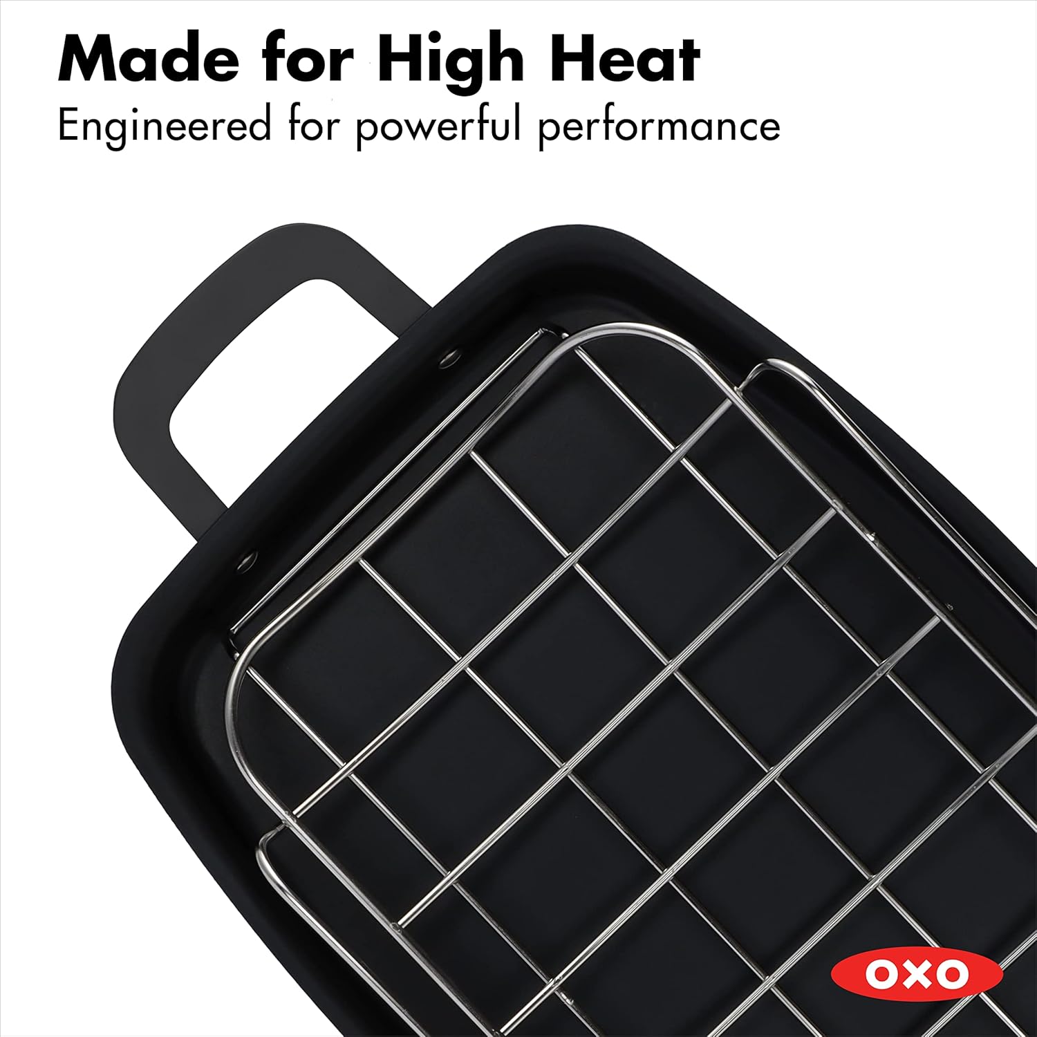 OXO Obsidian Pre-Seasoned Carbon Steel, 12 Wok Pan with Removable Silicone Handle Holder, Induction, Oven Safe, Black - Image 31