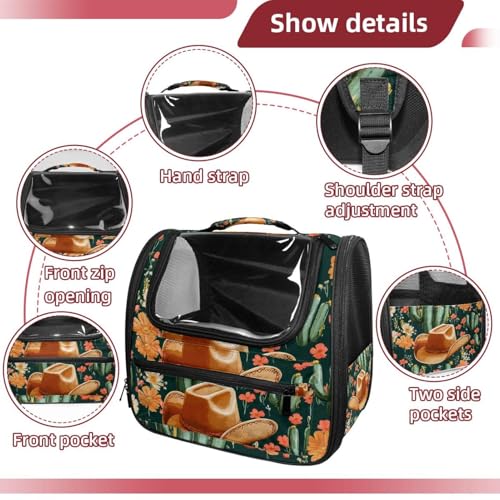 Halloween Pet Carrier Airline Approved Pet Carrier Bag Dog Carrier for Small Medium Cats Dogs Puppies Kitten - Image 58