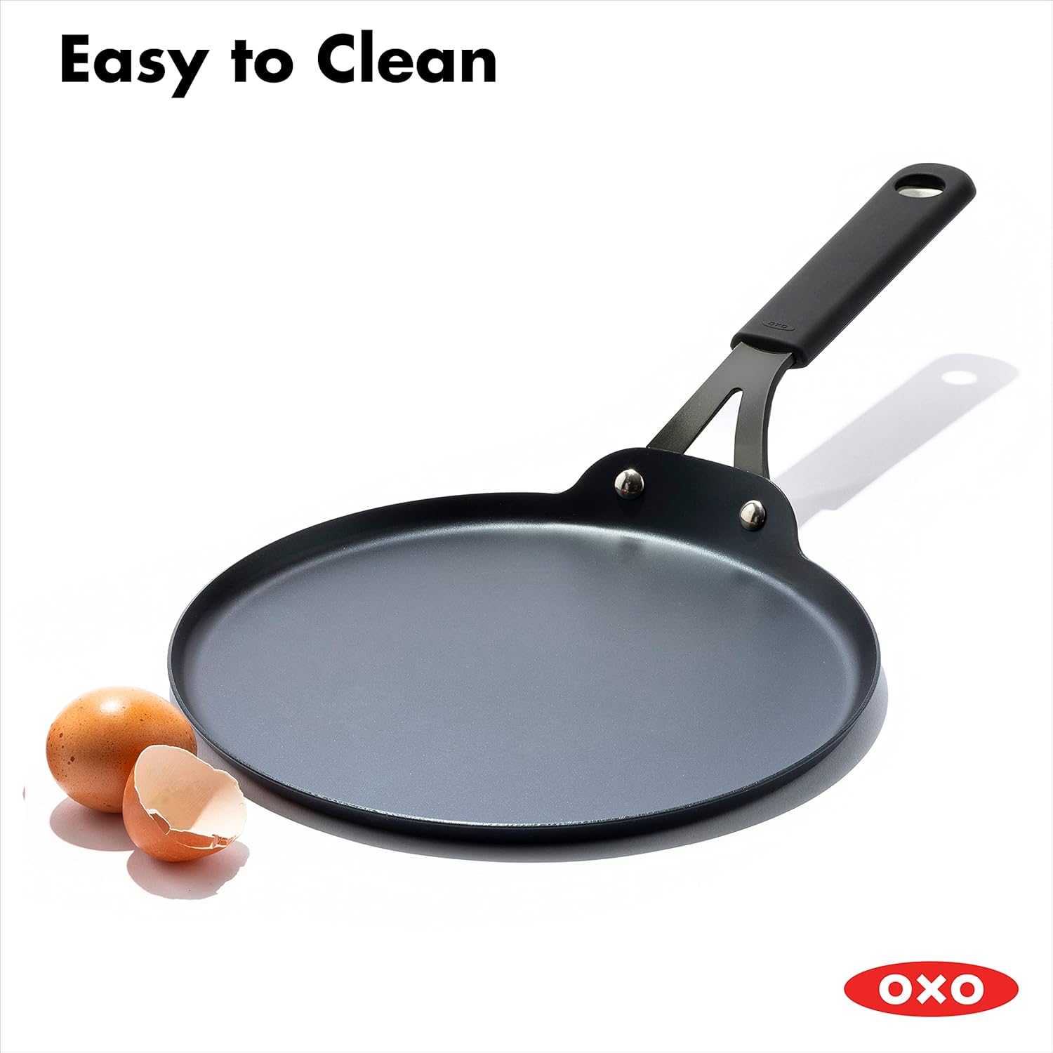 OXO Obsidian Pre-Seasoned Carbon Steel, 12 Wok Pan with Removable Silicone Handle Holder, Induction, Oven Safe, Black - Image 40