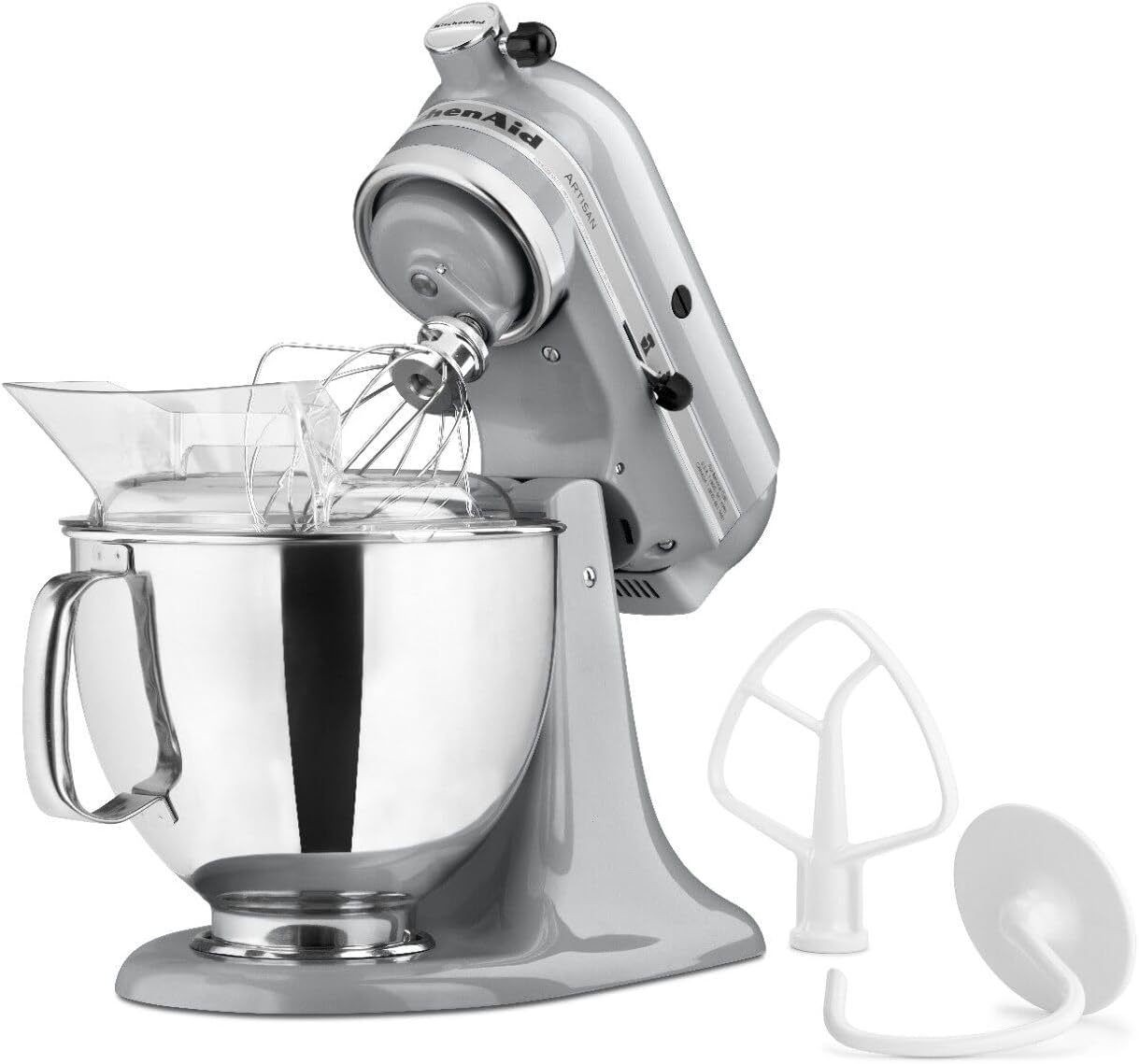 KitchenAid Artisan Series 5 Quart Tilt Head Stand Mixer with Pouring Shield KSM150PS, Cast Iron - Image 87