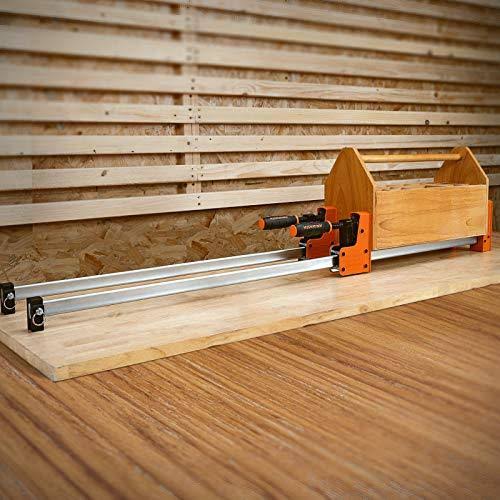 Jorgensen 48-Inch Bar Clamps, 90??Cabinet Master Parallel Jaw Bar Clamp Set, 2-Pack - Image 6