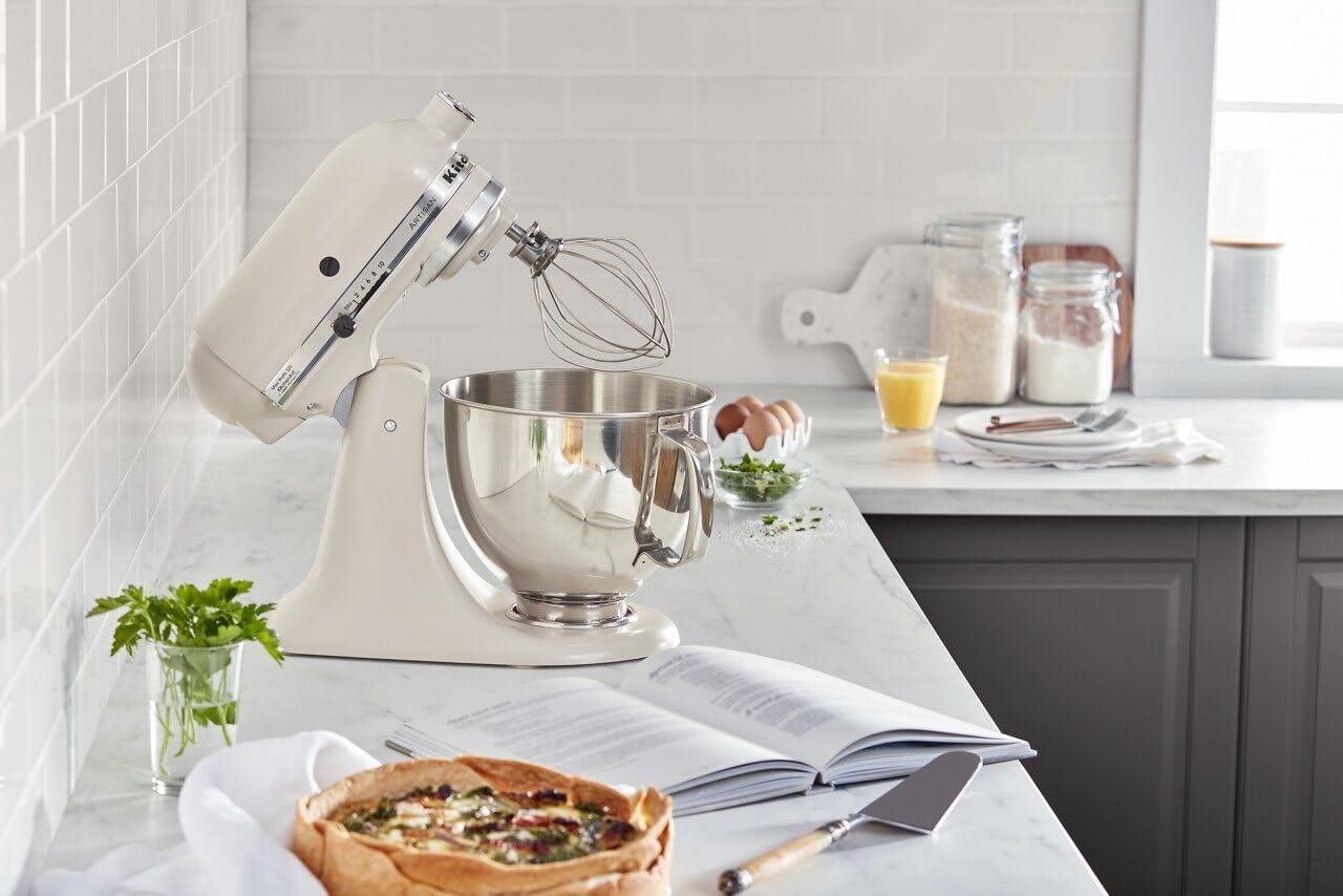 KitchenAid Artisan Series 5 Quart Tilt Head Stand Mixer with Pouring Shield KSM150PS, Cast Iron - Image 94