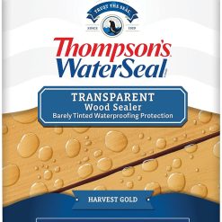 Thompson??s WaterSeal Transparent Waterproofing Wood Stain and Sealer, Harvest Gold, 1 Gallon