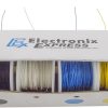 Electronix Express 27WK30WWR100 Solid 30 Gauge Wire Wrap, Kynar Insulated Wire Kit with 6-100′ Spools Pack of 2