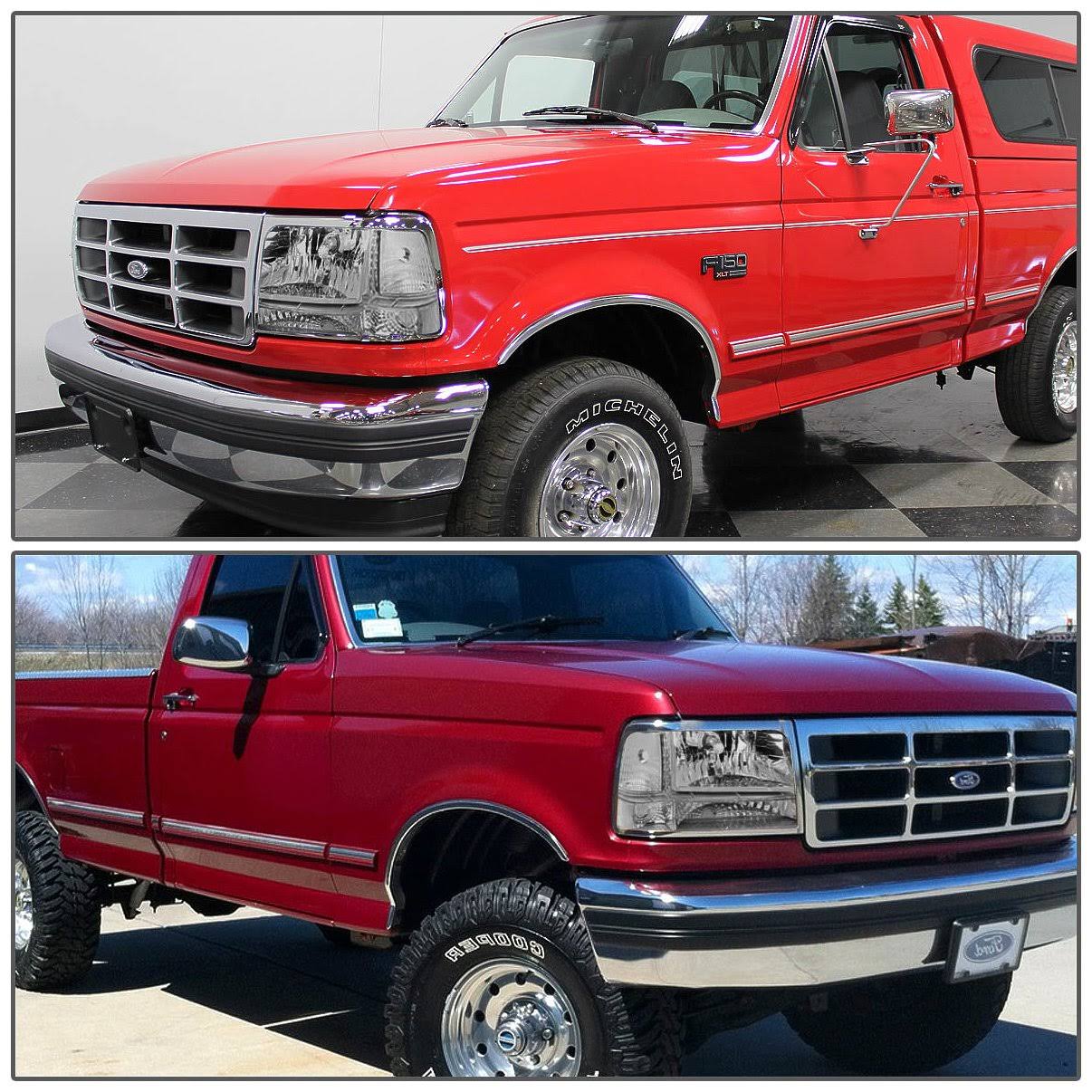 DNA Motoring for 92-96 Ford F150/F250/F350/Bronco 6pcs Headlight+Corner/Side Marker Lamps Chrome/Clear 5 Gen 93 94 95 Left+Right - Image 6